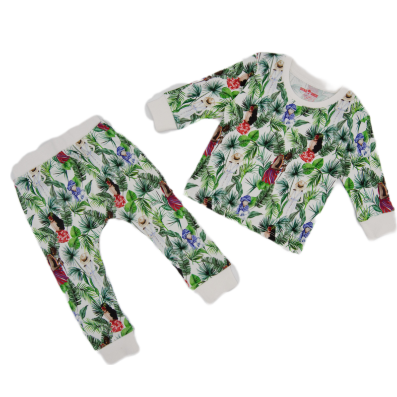 Pyjamas Change ma Couche Green - Size 3 years
