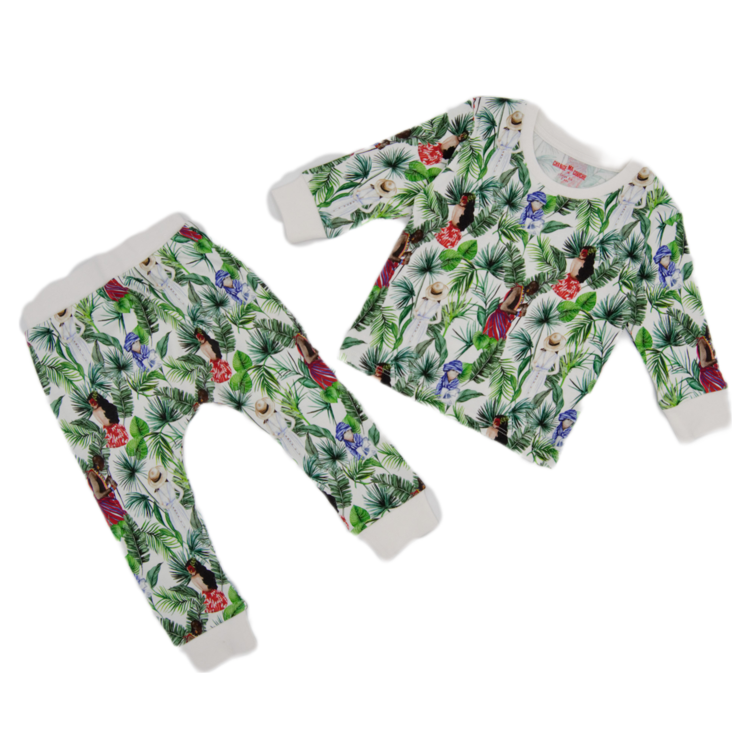 Pyjamas Change ma Couche Green - Size 4 years