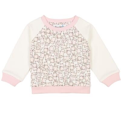 Sweatshirt Le Papa de Jojo Pink - Size 18 months