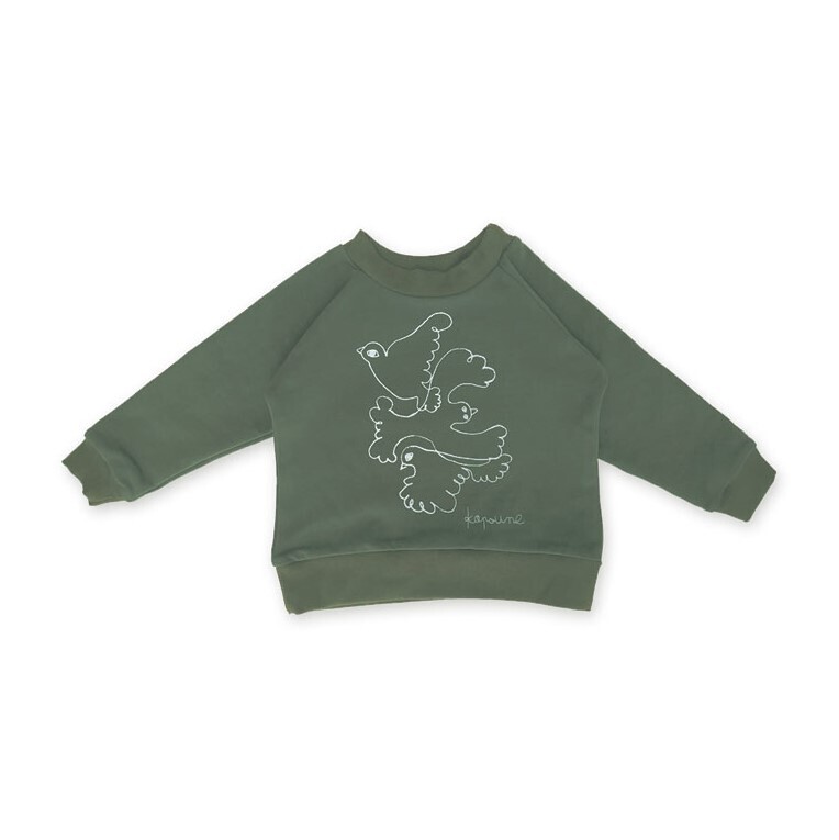 Sweater Kapoune Green - Size 4 years