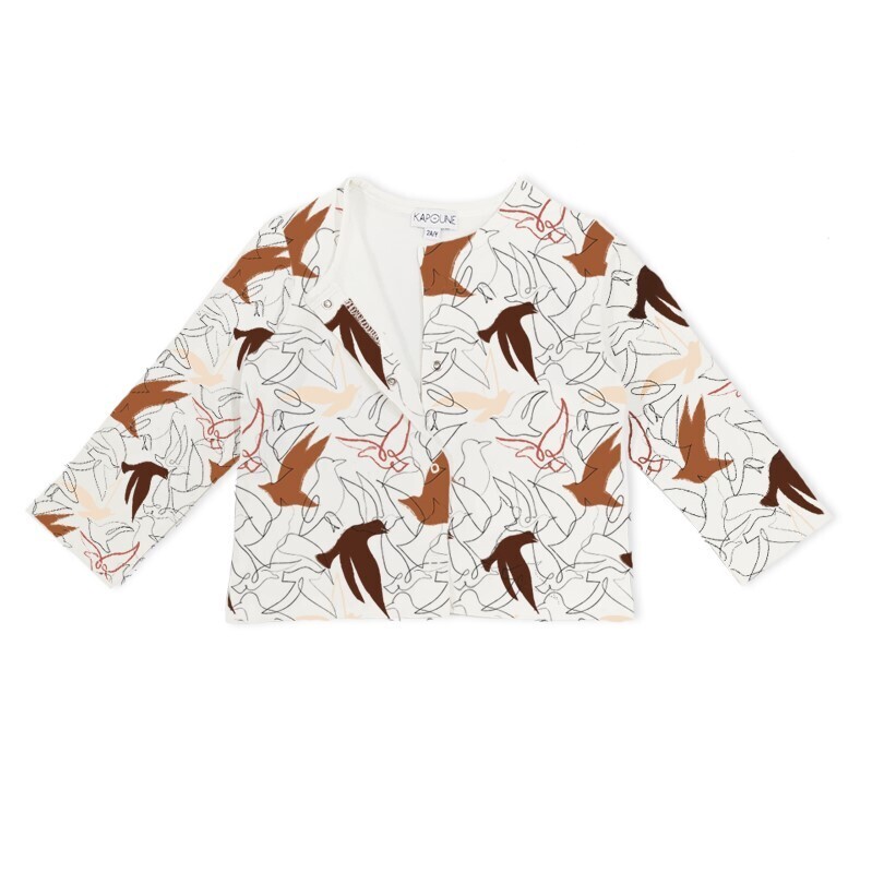 Vest Kapoune White - Size 4 years