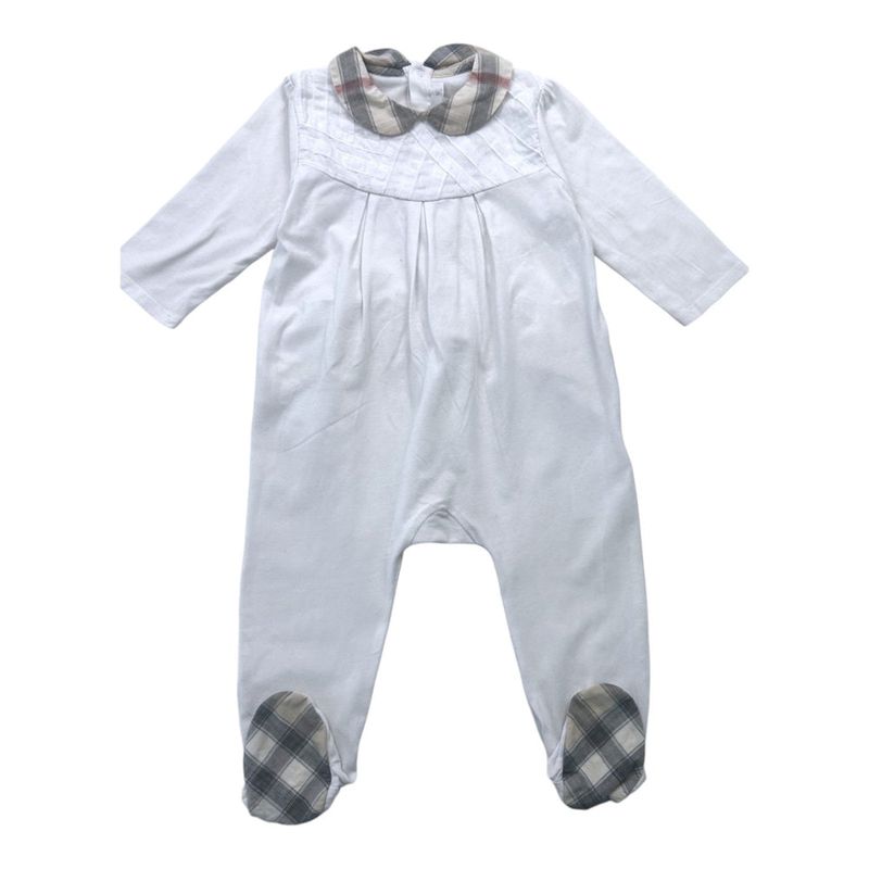 Pyjama Burberry Blanc - Taille 9 mois