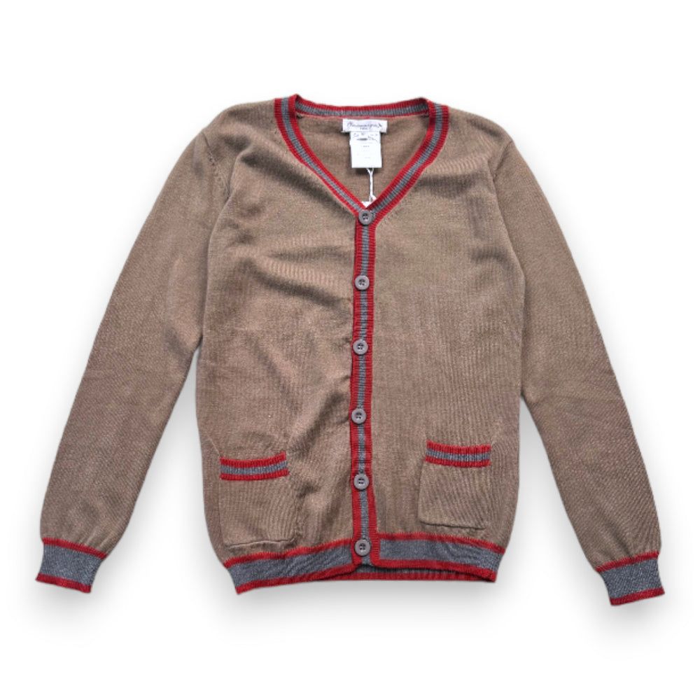 Gilet Bleu comme gris Marron - Taille 10 ans