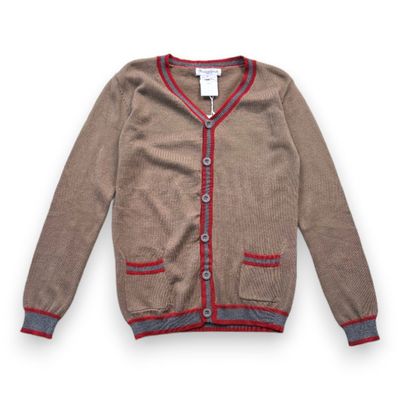 Gilet Bleu comme gris Marron - Taille 10 ans