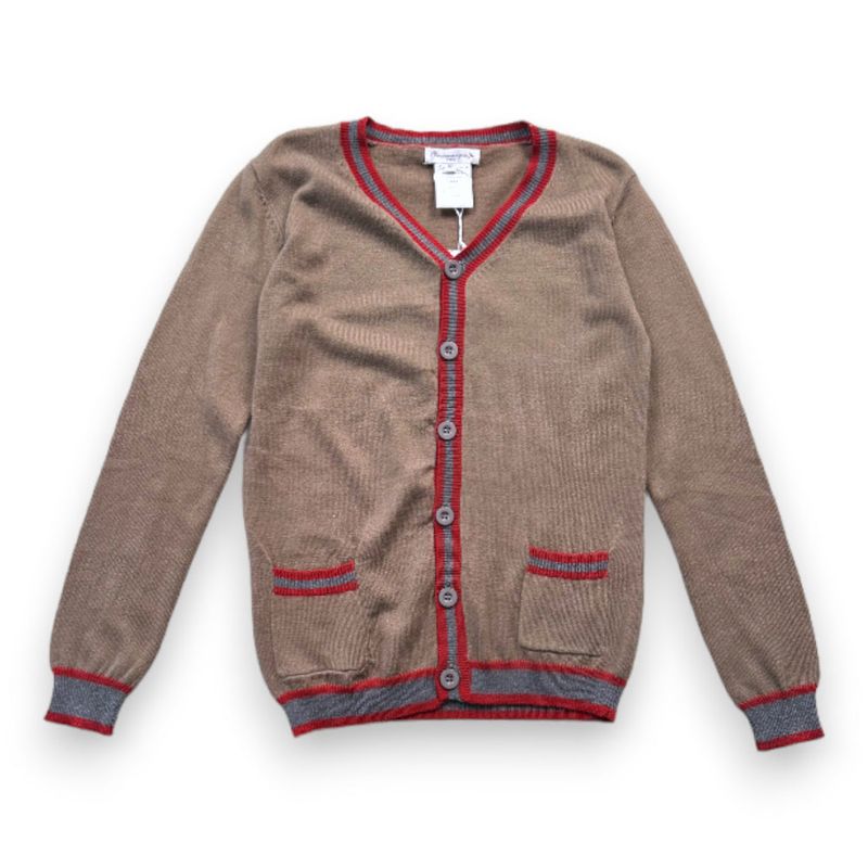 Gilet Bleu comme gris Marron - Taille 10 ans