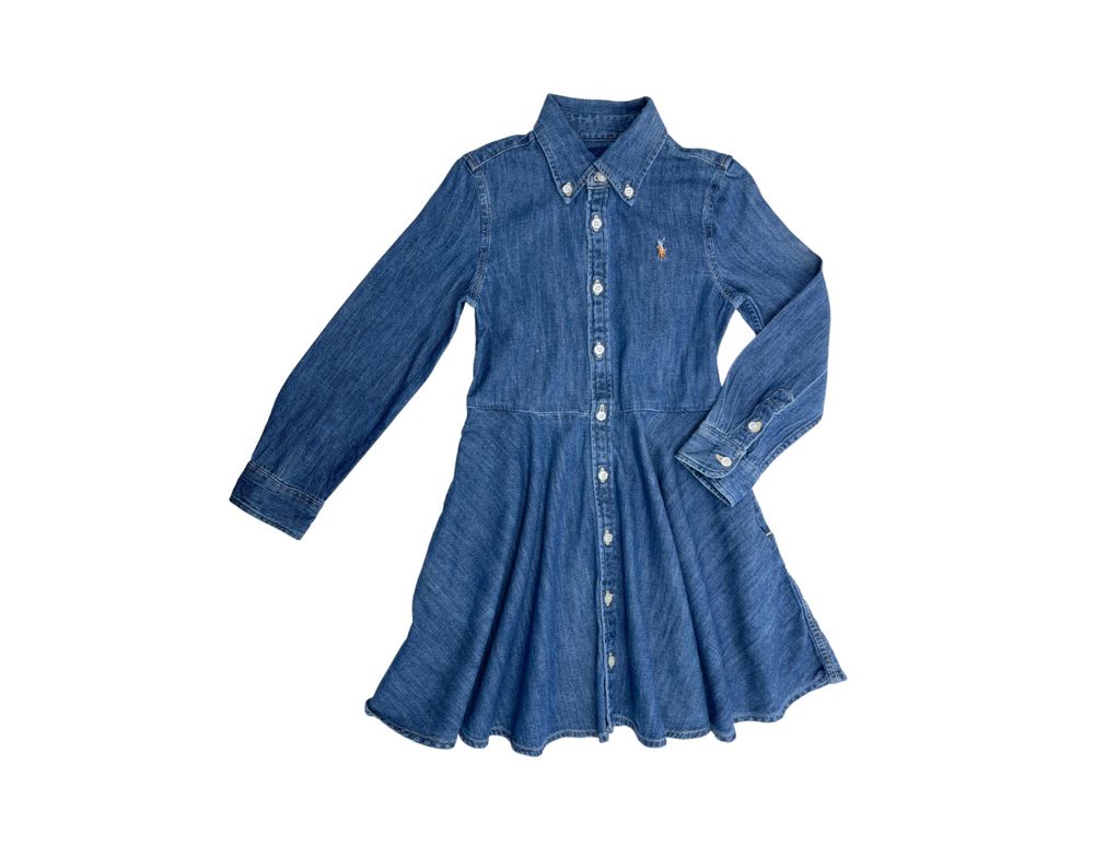 Robe Ralph Lauren Bleu - Taille 6 ans