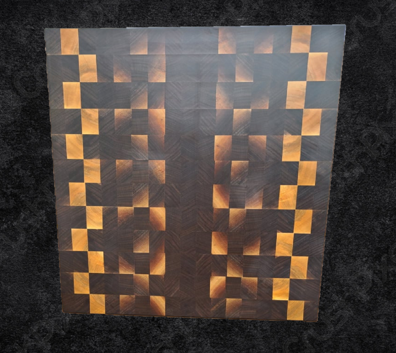 End grain Walnut Maple Butcher Block