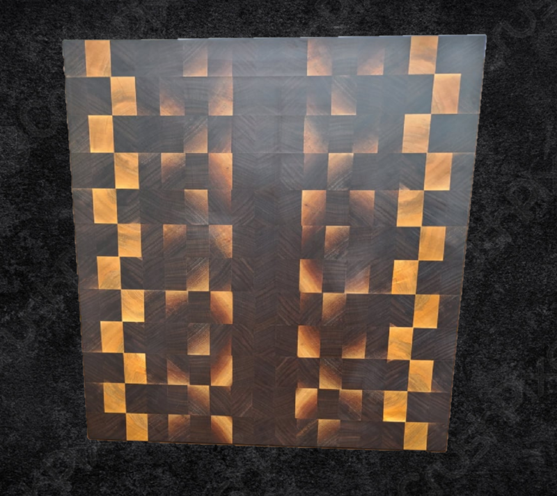End grain Walnut Maple Butcher Block