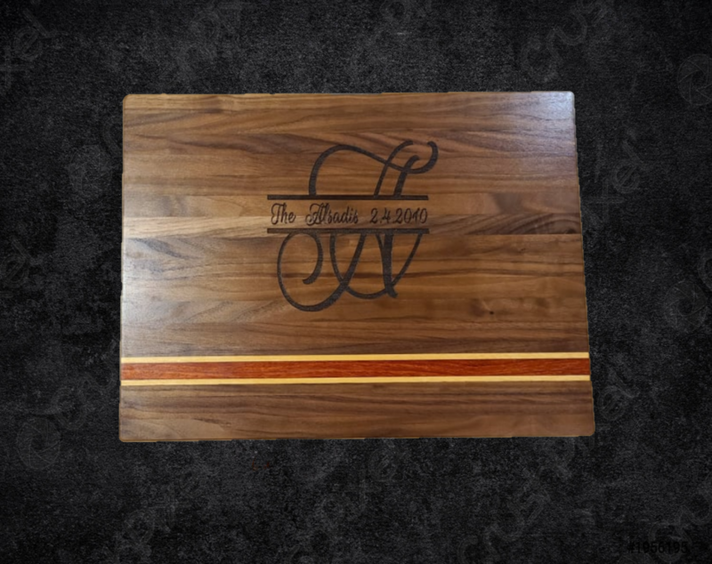 Walnut, Yellow Heart and Padauk Cutting Board