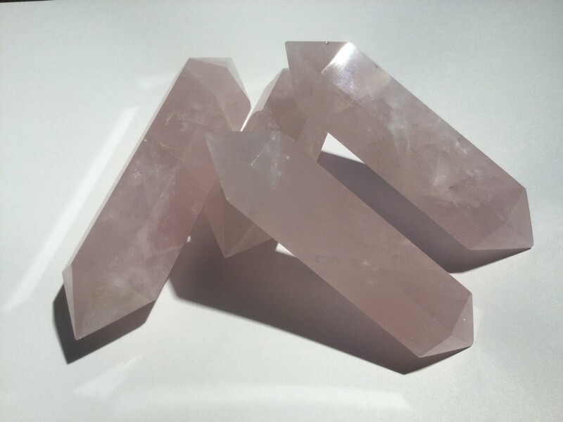 Rose Quartz Double Terminated Point