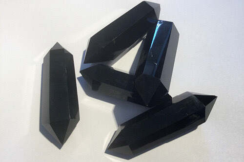 Obsidian Double Terminated Point