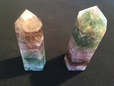 Rainbow Fluorite Obelisk