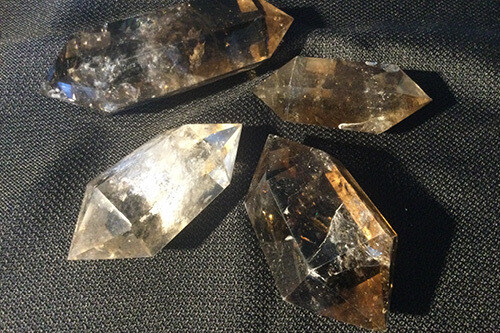 Smokey Quartz Double Terminated Points