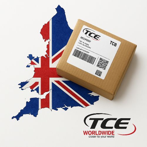Trimitere colet ieftin din România în UK cu TCE Courier