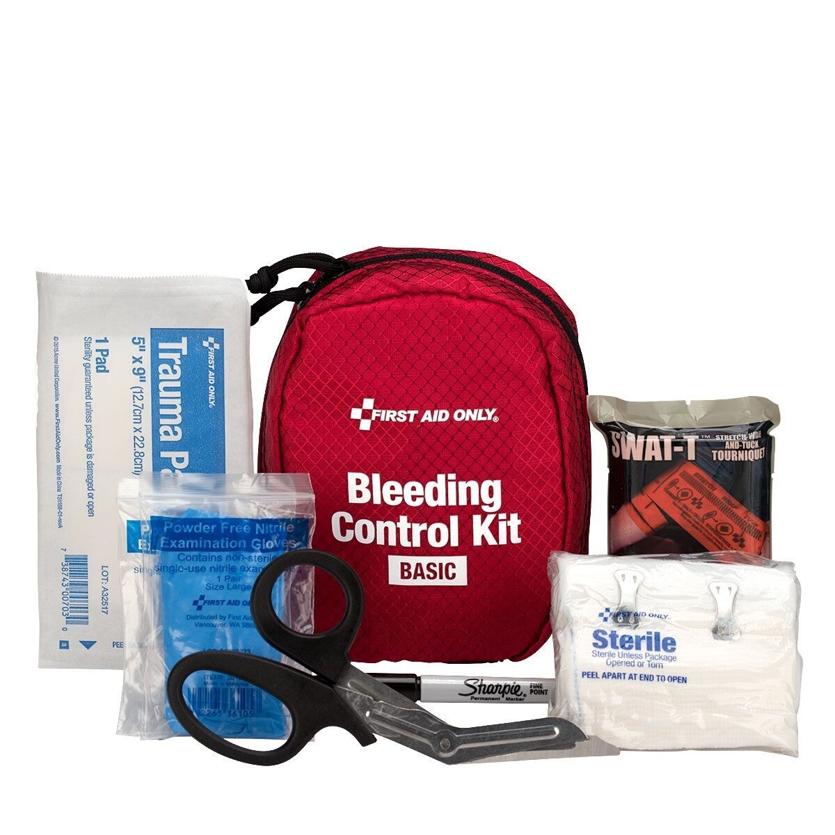 Bleeding Control Kit - Basic, Fabric Case