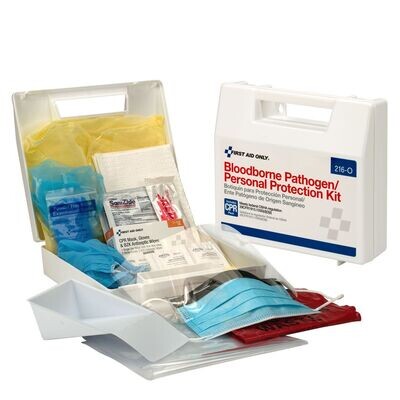 Bloodborne Pathogen/Personal Protection Kit w/ 6 pc CPR