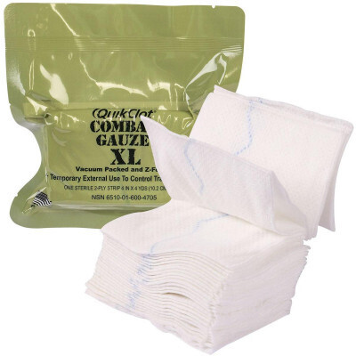 Combat Gauze® XL, 4&quot; x 4 YDS, QuikClot