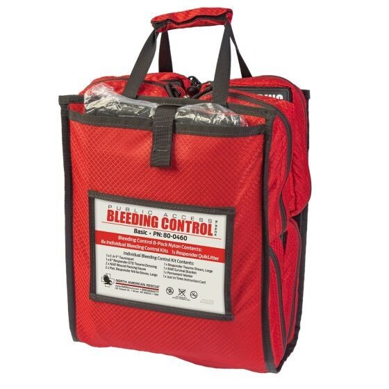 Public Access Bleeding Control 8-Pack, BASIC - Nylon