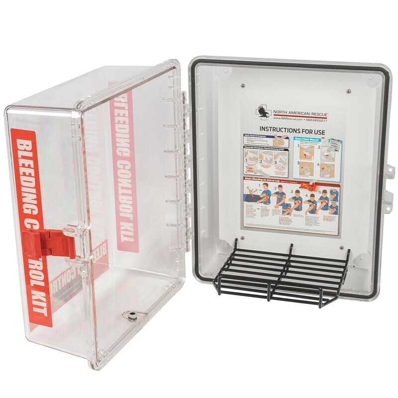 Public Access Bleeding Control, Clear Wall Case