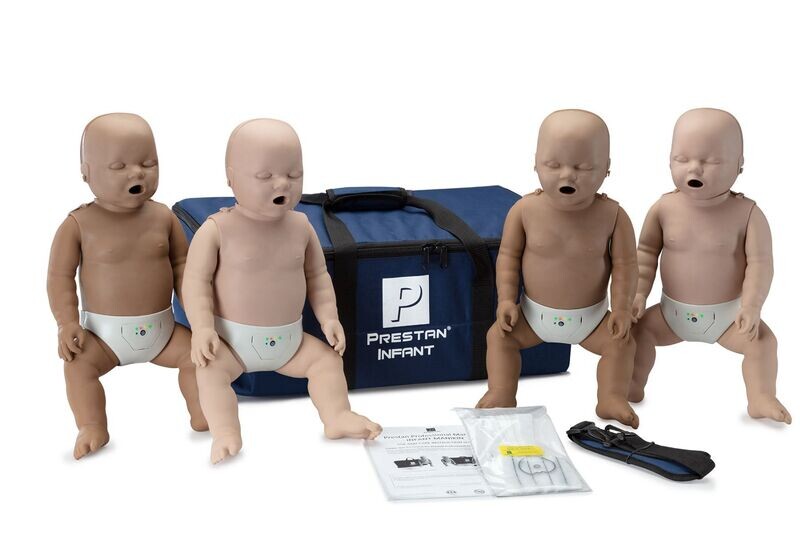 Prestan Professional Infant CPR Manikin w/ Monitor, 4 Pack - Diversity