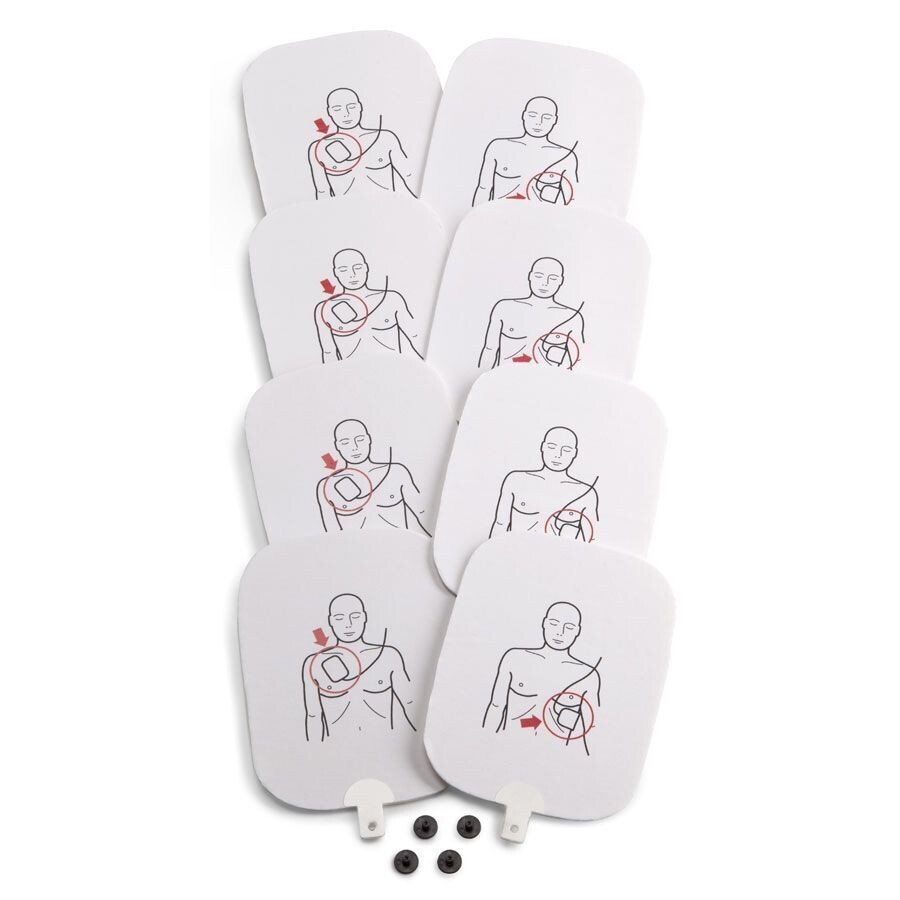 Prestan Professional AED Trainer Pads - a 4 pack