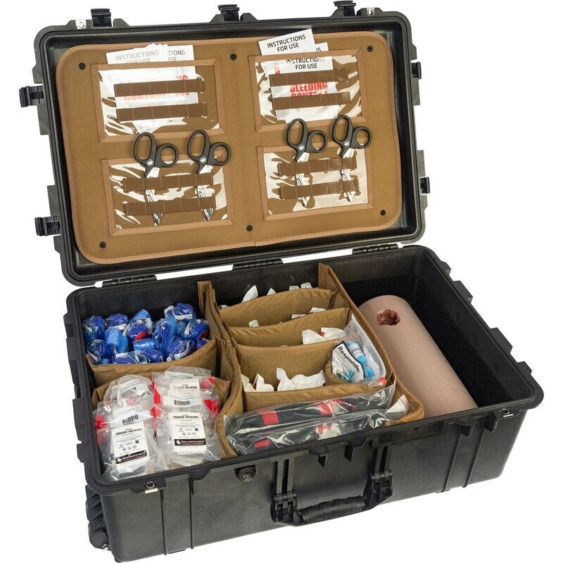 Bleeding Control Skills Training Kit with Wound Management Simulator - BASIC