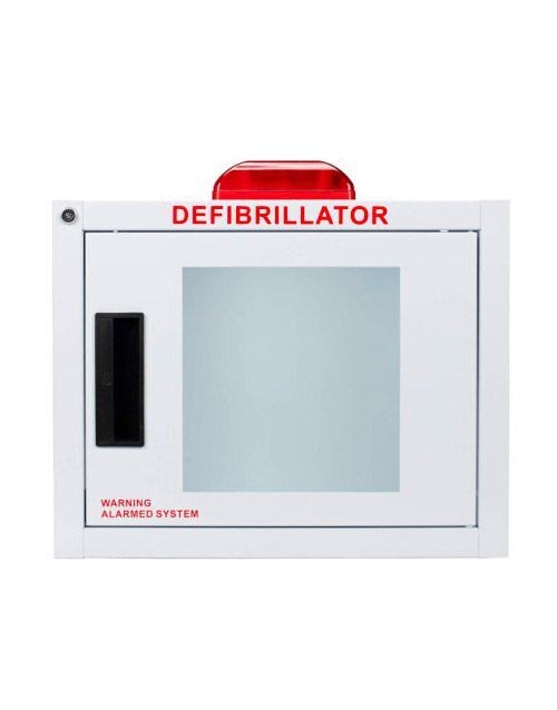 Standard AED Cabinet with Alarm &amp; Strobe, SMALL