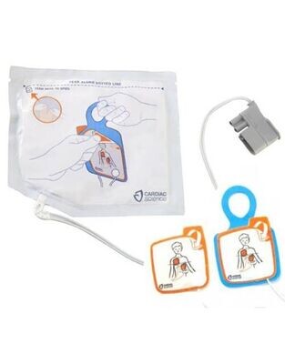 Cardiac Science Powerheart G5 AED, Intellisense Pediatric Defibrillation Pads