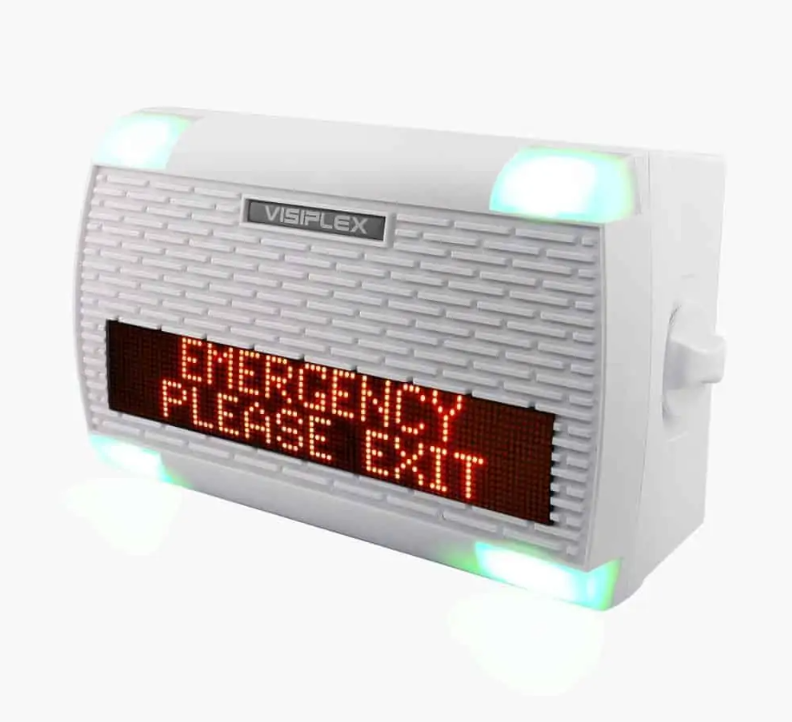 Wireless PA Speaker with Beacon Lights and LED - GREEN