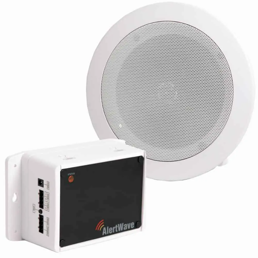 Wireless In-Ceiling Mount PA Speaker Set