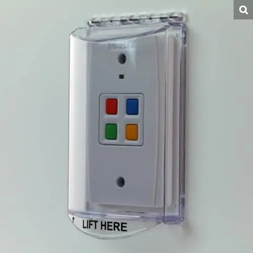 Wall Mounted Alert Button, 4 Button