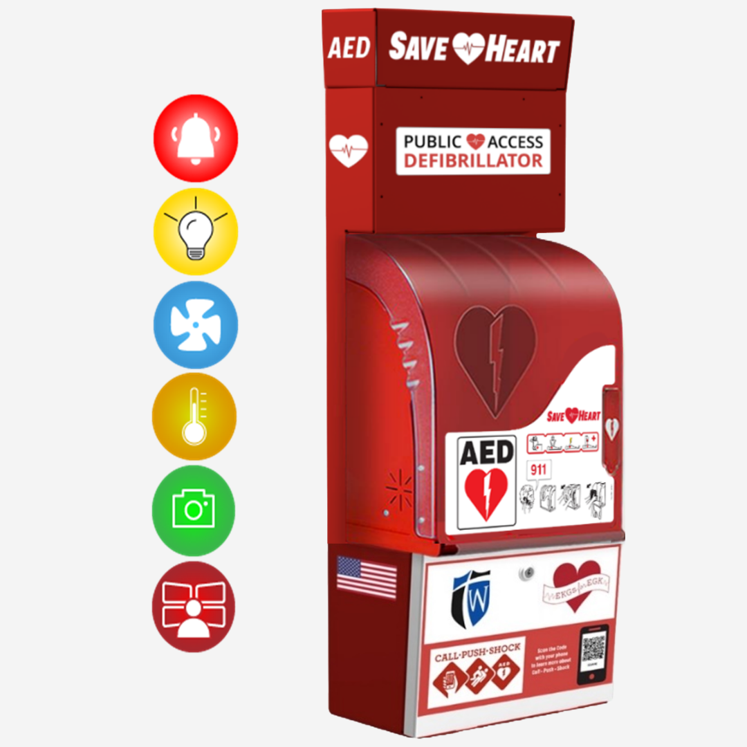 SaveHeart Outdoor 200 VHM Wall Mount Cabinet