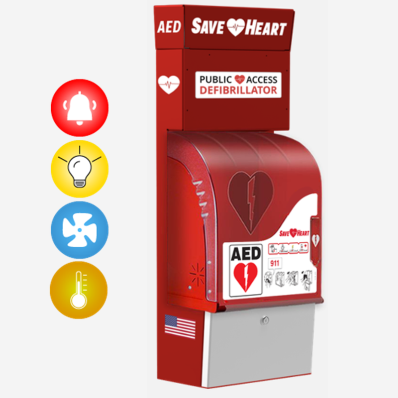 SaveHeart Outdoor 200 VH Wall Mount Cabinet SaveHeart Outdoor 200 VH Wall Mount Cabinet