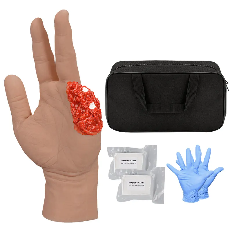 Trauma Hand Wound Wrapping Trainer- Medium Skin tone