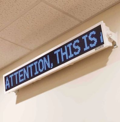 Wireless LED Message Board (45" Wide) - Blue