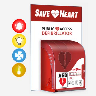 SaveHeart Outdoor Basic 100 VH Cabinet