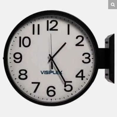 Double-Sided Wireless Synchronized Clock