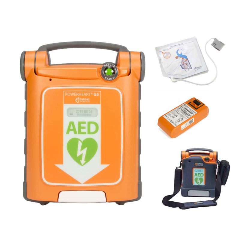 Cardiac Science Powerheart G5 AED (Recertified), Semi-Automatic