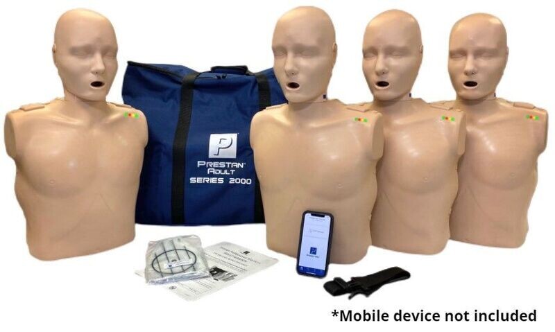 Prestan Professional ADULT  Series 2000 Manikins, 4 Pack -Medium Skin