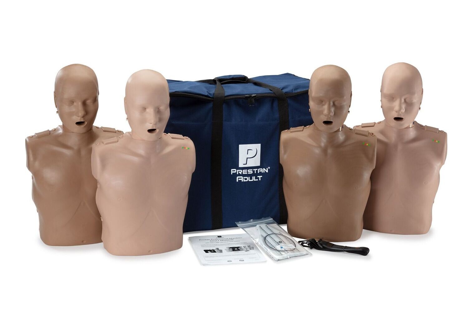 Prestan Adult Diversity CPR Manikin w/ Monitor; 4-pack