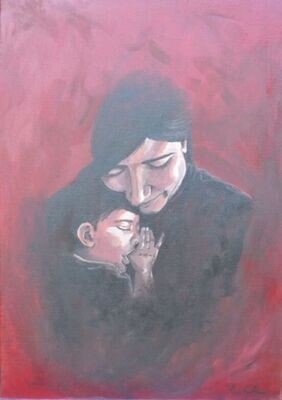 Joy, acrylic on canvas, 70x50cm