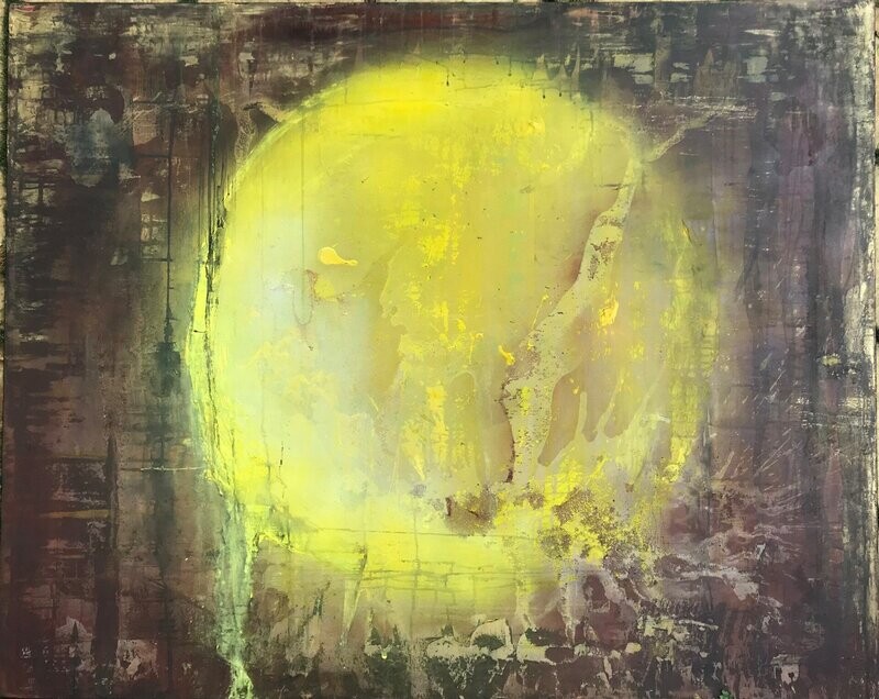 Elixir, mixed media on canvas, 120x150cm
