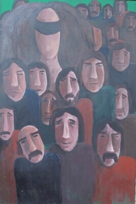 Me & The Other, acrylic on wood, 120x80cm