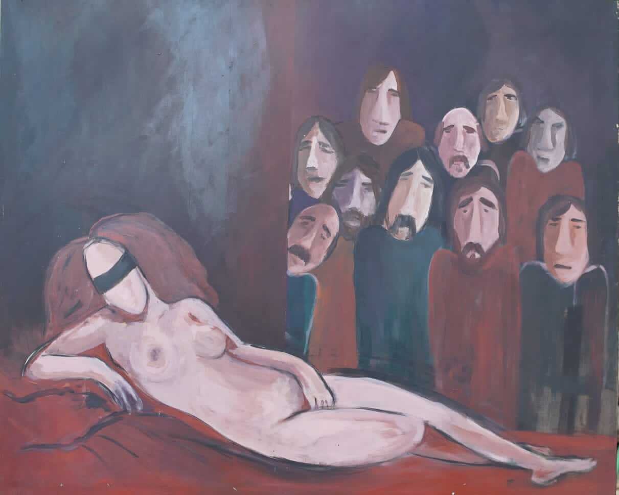 Mixoscopia, acrylic on wood, 90x110cm