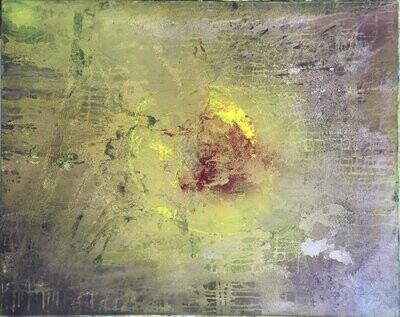 Rendering, mixed media on canvas, 80x100cm