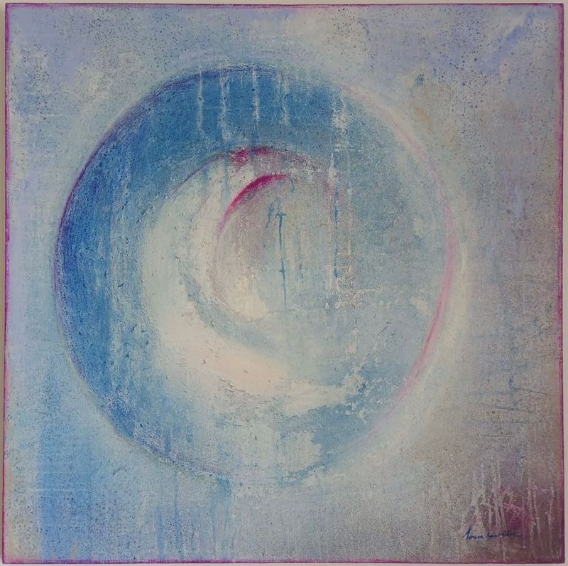 Unity, mixed media on canvas, 90x90cm