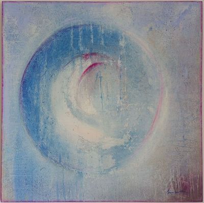 Unity, mixed media on canvas, 90x90cm