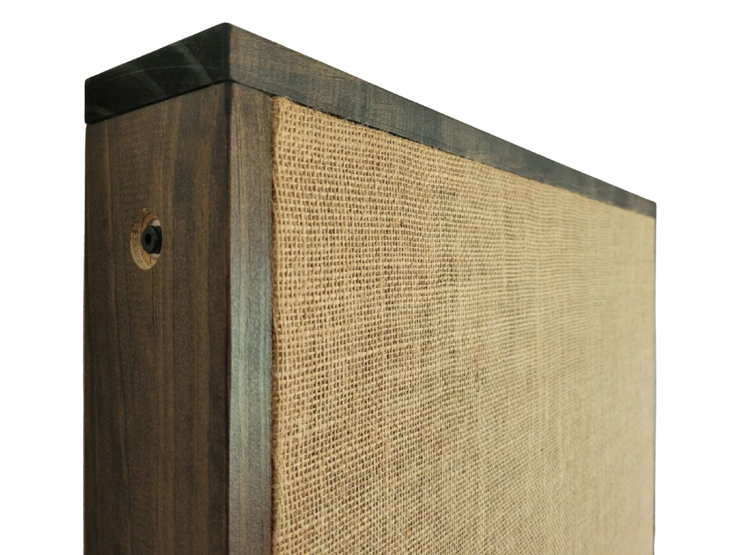 Custom Vintage Panel - One (1) 36&#39;&#39; x 60&#39;&#39; x 2&#39;&#39; Rockwool-Vintage Absorber in Natural Burlap + Vintage Brown