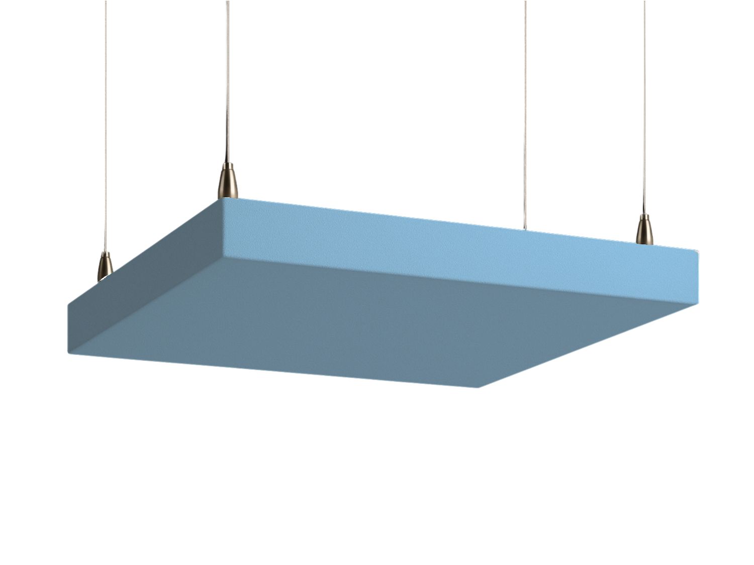 Forty Eight (48) 4ft x 2ft x 4in Ceiling Cloud Absorber in Sky Blue 740 Guilford of Maine FR701 (fire-rated)