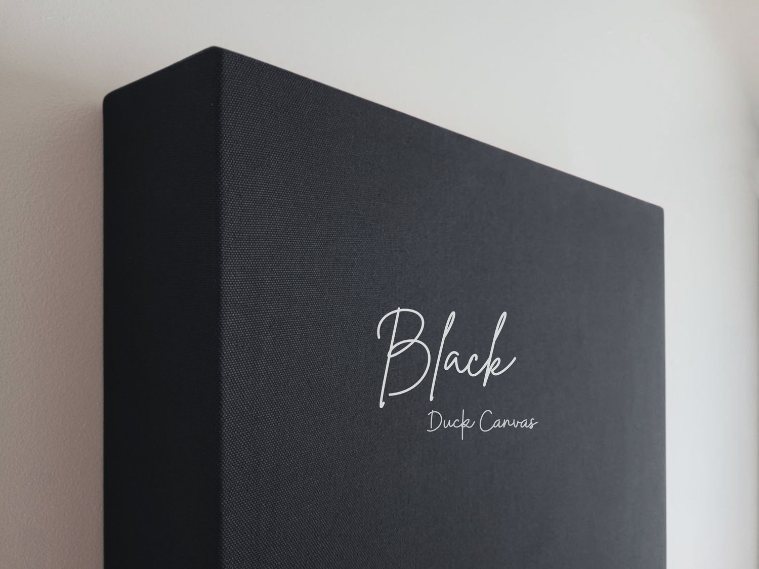 Eight (8) Wall Absorbers &amp; One (1) Ceiling Cloud Absorber in Black Cotton Duck